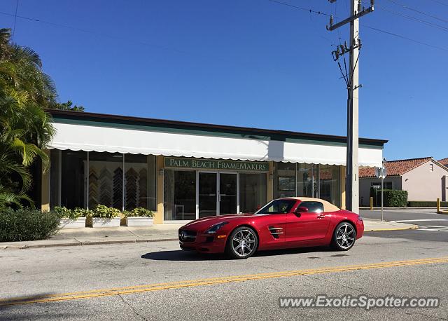 Mercedes SLS AMG spotted in Palm Beach, Florida