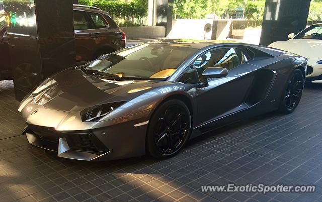 Lamborghini Aventador spotted in Melbourne, Australia