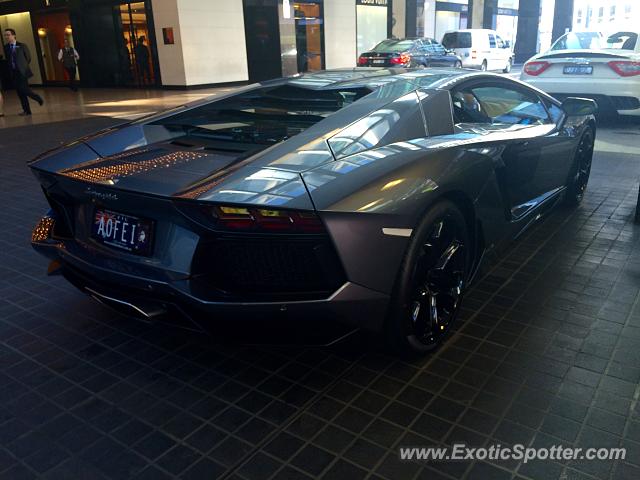 Lamborghini Aventador spotted in Melbourne, Australia