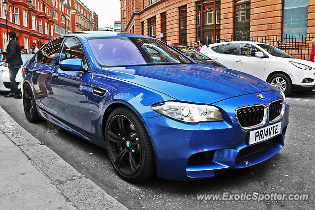 BMW M5 spotted in London, United Kingdom