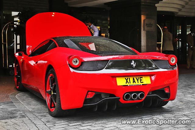 Ferrari 458 Italia spotted in London, United Kingdom