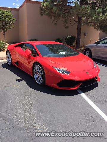 Lamborghini Huracan spotted in Santa Fe, New Mexico