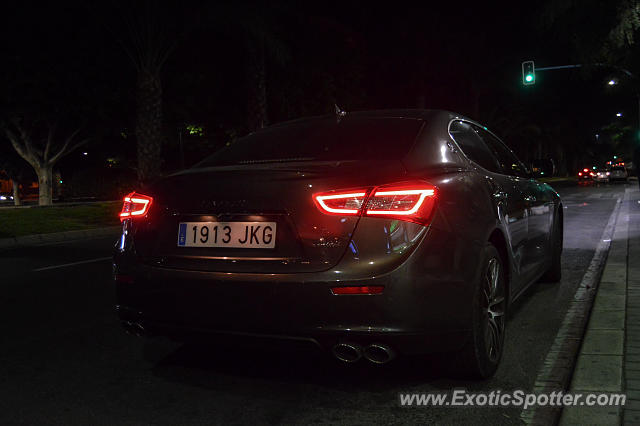 Maserati Ghibli spotted in Alicante, Spain