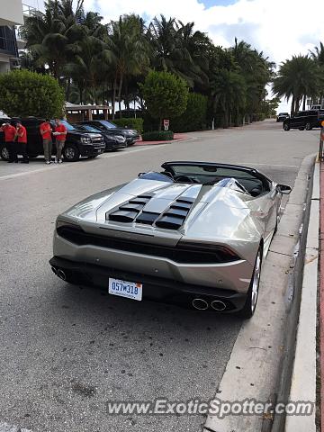 Lamborghini Huracan spotted in Miami, Florida