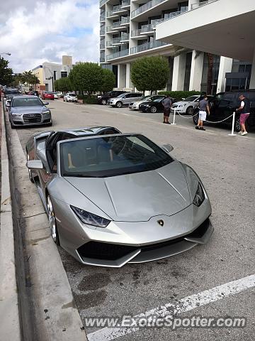 Lamborghini Huracan spotted in Miami, Florida