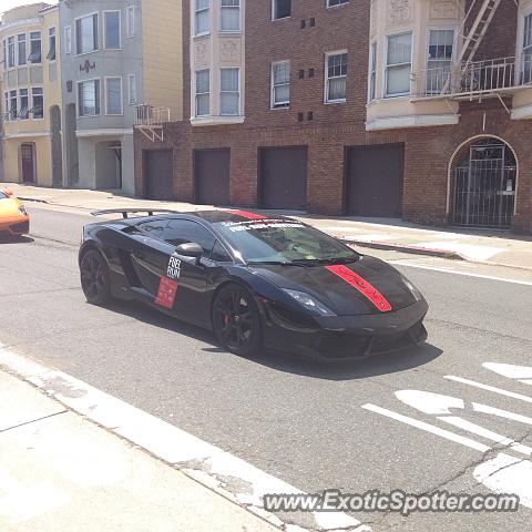 Lamborghini Gallardo spotted in San Francisco, California