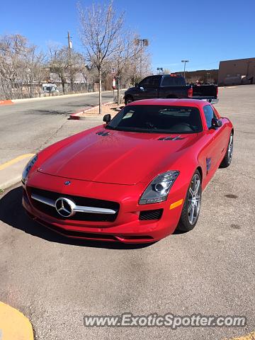 Mercedes SLS AMG spotted in Santa Fe, New Mexico