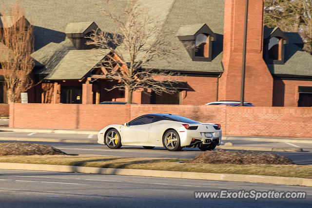 Ferrari 458 Italia spotted in Birmingham, Michigan