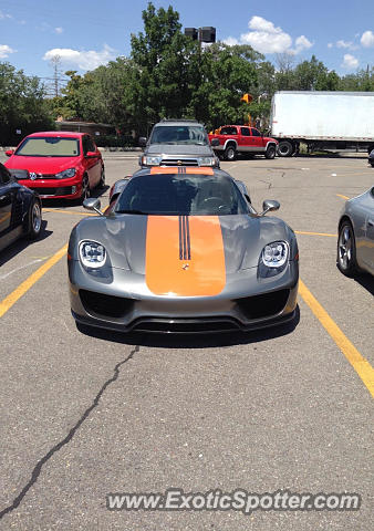 Porsche 918 Spyder spotted in Santa Fe, New Mexico