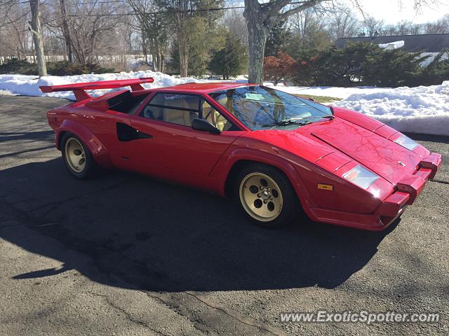 Lamborghini Countach spotted in Pennington, New Jersey