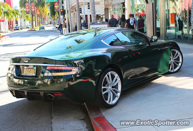 Aston Martin DBS spotted in Beverly Hills, California