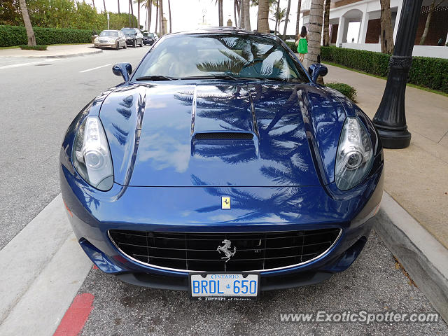 Ferrari California spotted in Palm Beach, Florida