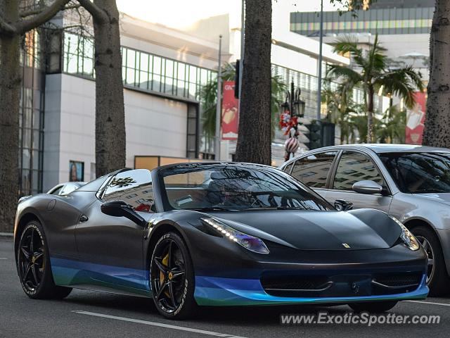 Ferrari 458 Italia spotted in Beverly Hills, California