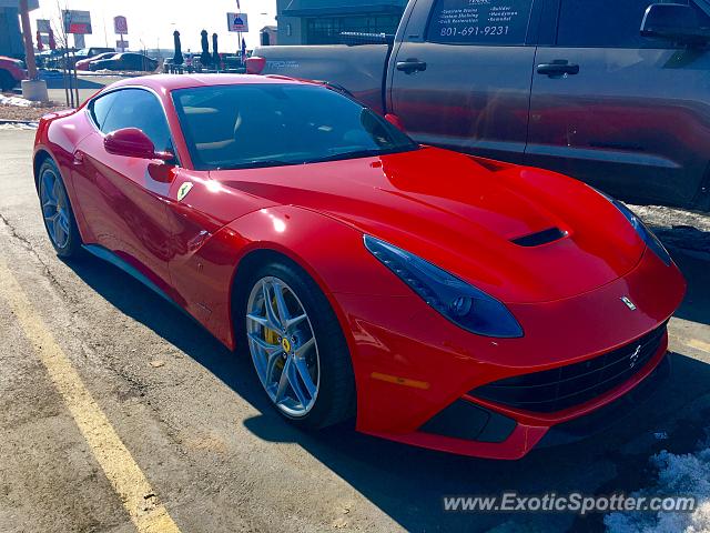 Ferrari F12 spotted in American Fork, Utah