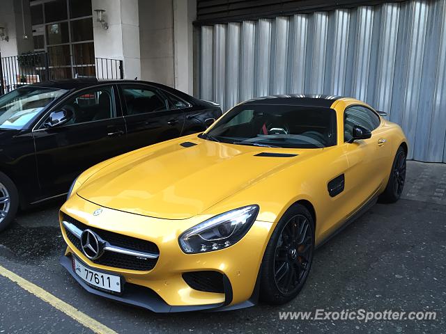 Mercedes AMG GT spotted in London, United Kingdom