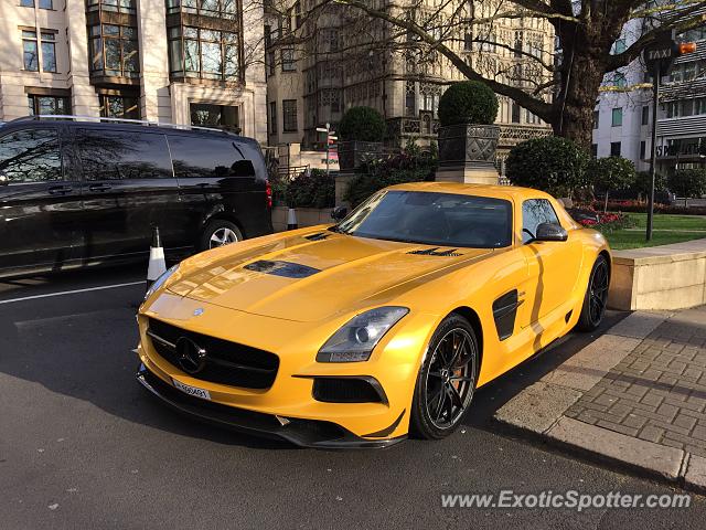 Mercedes SLS AMG spotted in London, United Kingdom