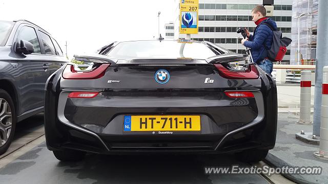 BMW I8 spotted in Schiphol, Netherlands