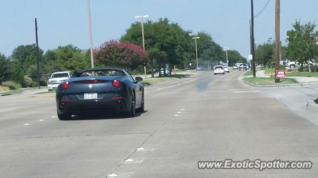 Ferrari California spotted in Coppell, Texas