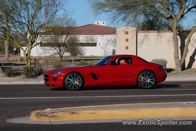 Mercedes SLS AMG spotted in Scottsdale, Arizona