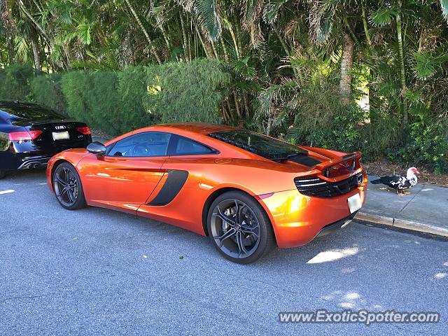 Mclaren MP4-12C spotted in Palm Beach, Florida