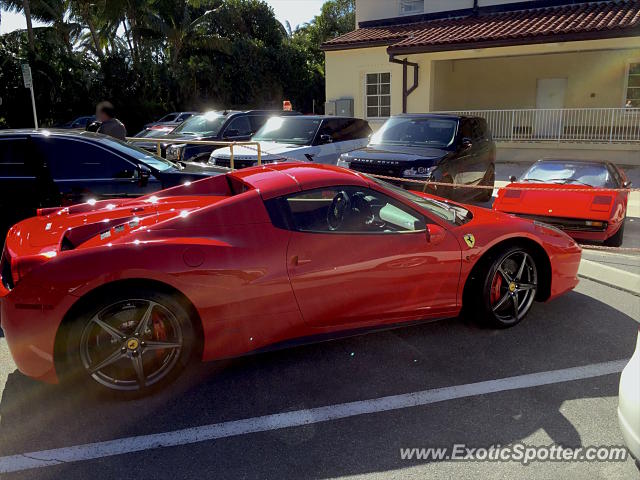 Ferrari 458 Italia spotted in Palm Beach, Florida