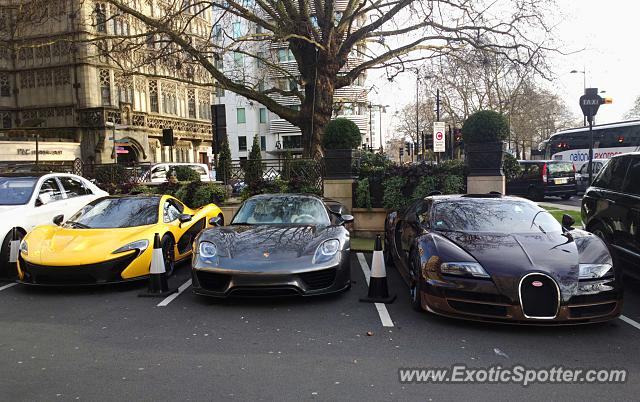 Porsche 918 Spyder spotted in London, United Kingdom