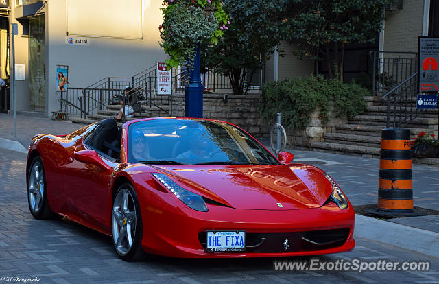 Ferrari 458 Italia spotted in Toronto, Canada