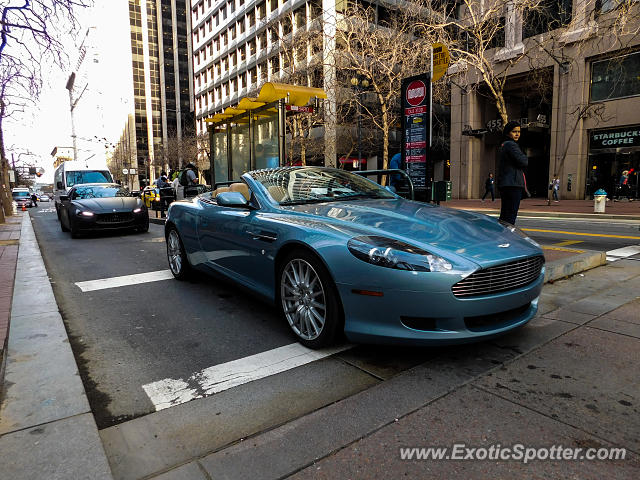 Aston Martin DB9 spotted in San Fransisco, California