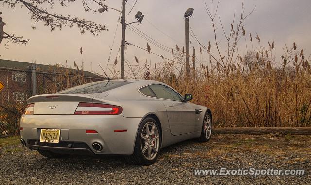 Aston Martin Vantage spotted in Highlands, New Jersey