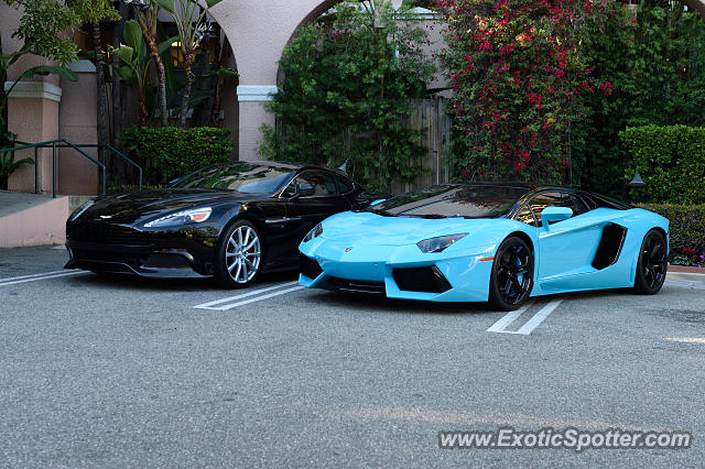 Lamborghini Aventador spotted in Beverly Hills, California