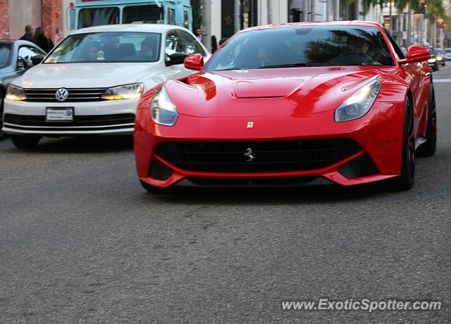 Ferrari F12 spotted in Beverly Hills, California