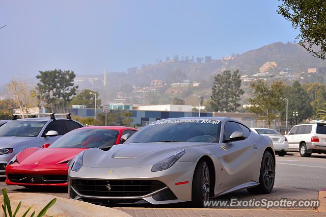 Ferrari F12 spotted in Malibu, California