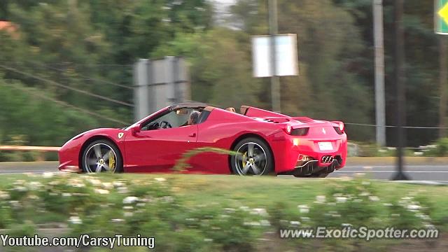 Ferrari 458 Italia spotted in Santiago, Chile