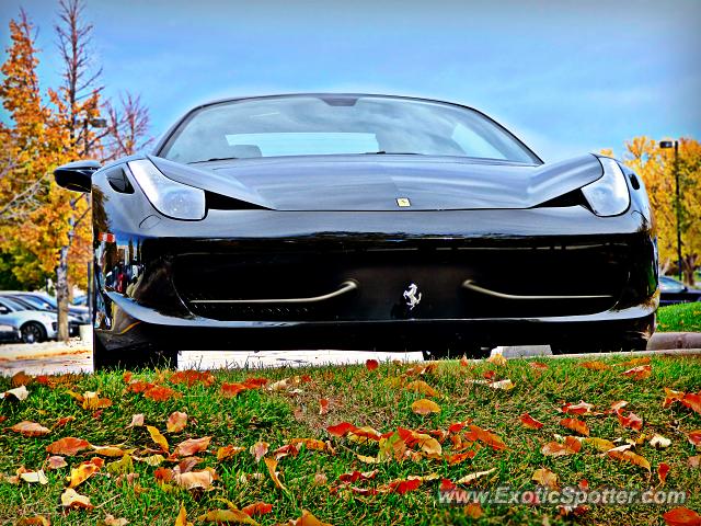 Ferrari 458 Italia spotted in GreenwoodVillage, Colorado