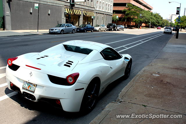 Ferrari 458 Italia spotted in Chicago, Illinois