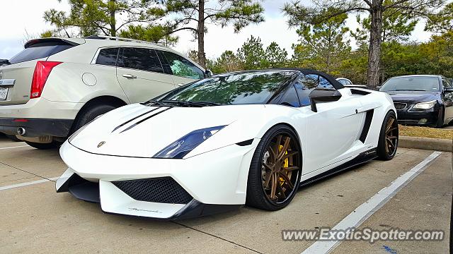 Lamborghini Gallardo spotted in Houston, Texas