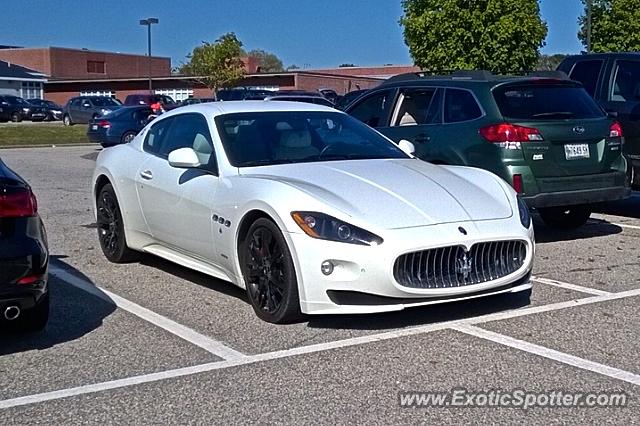 Maserati GranTurismo spotted in Cape Elizabeth, Maine