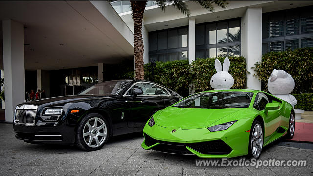 Lamborghini Huracan spotted in Miami Beach, Florida