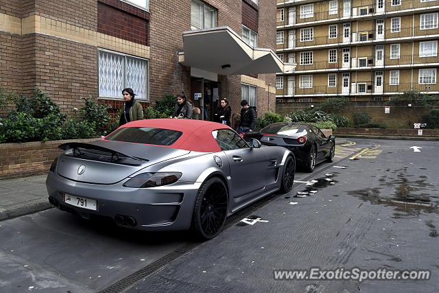 Mercedes SLS AMG spotted in London, United Kingdom