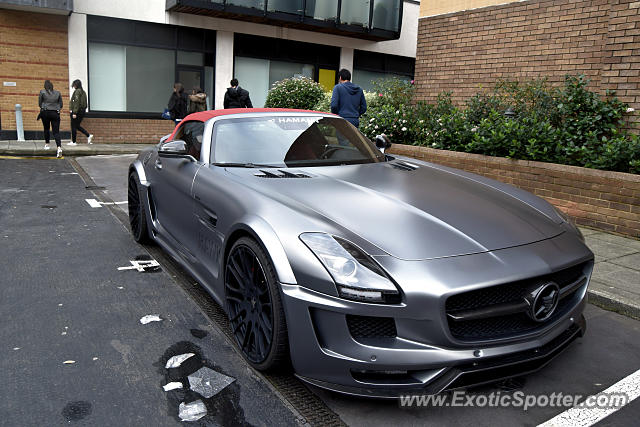 Mercedes SLS AMG spotted in London, United Kingdom