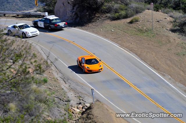 Mclaren MP4-12C spotted in Agoura Hills, California