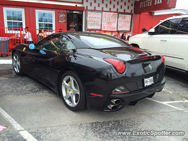 Ferrari California spotted in Houston, Texas