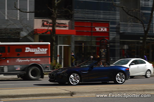 Jaguar F-Type spotted in Chicago, Illinois