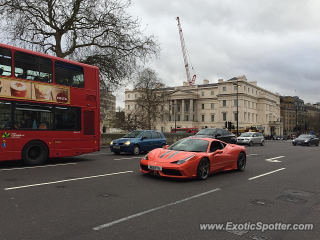 Ferrari 458 Italia spotted in London, United Kingdom