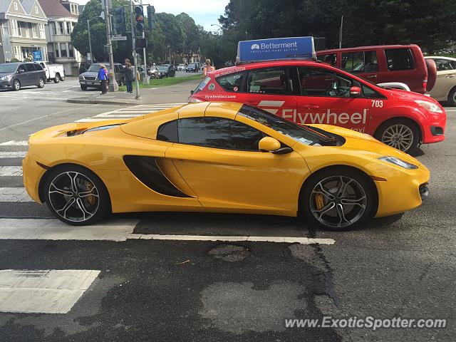 Mclaren MP4-12C spotted in San Francisco, United States