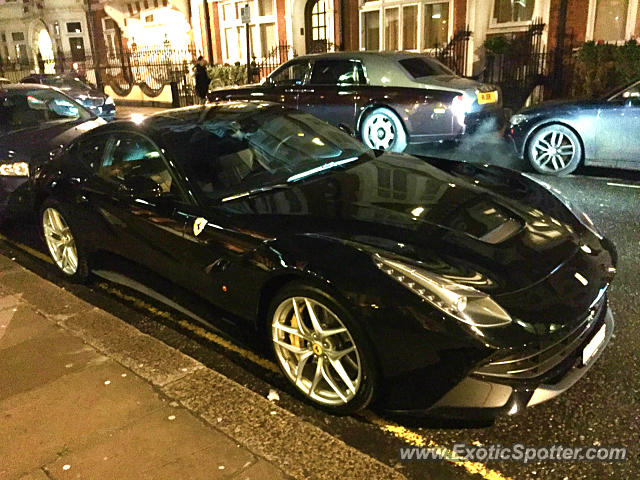 Ferrari F12 spotted in London, United Kingdom