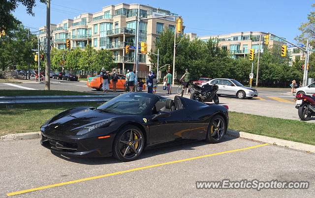 Ferrari 458 Italia spotted in Toronto, Canada