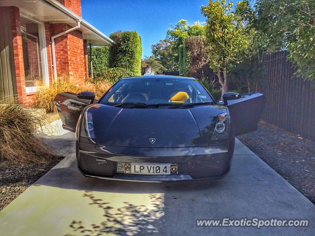 Lamborghini Gallardo spotted in Christchurch, New Zealand