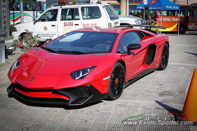 Lamborghini Aventador spotted in Makati, Philippines