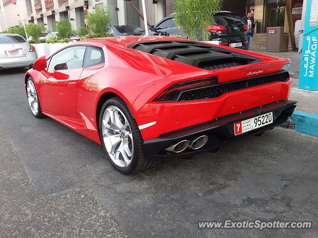 Lamborghini Huracan spotted in Abu Dhbai, United Arab Emirates